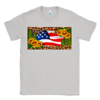 Usa Flag And Cactus License Plate Classic Tee | Teevron