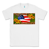 White usa flag and cactus license plate Classic Tee - HRA Design Shop