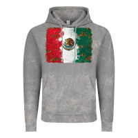 Cloud Rock Mexican Flag With Leopard Vintage Hoodie - RanaPortraitStore