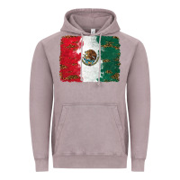 Vintage Zinc Mexican Flag With Leopard Vintage Hoodie - RanaPortraitStore