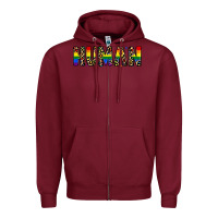 Burgundy human Zipper Hoodie - JahusDesignShop
