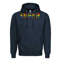 Navy human Zipper Hoodie - JahusDesignShop