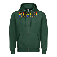 Sports Green human Zipper Hoodie - JahusDesignShop