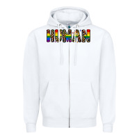 White human Zipper Hoodie - JahusDesignShop