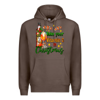 Coffee take your vitamin c in christmas Premium Hoodie - AdoDesignShop