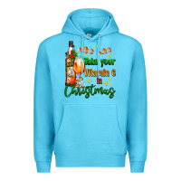 Ocean Blue take your vitamin c in christmas Premium Hoodie - AdoDesignShop