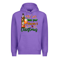 Purple take your vitamin c in christmas Premium Hoodie - AdoDesignShop