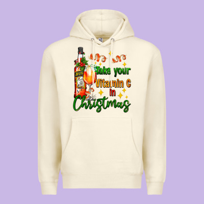 Take Your Vitamin C In Christmas Premium Hoodie Designed By Adodesignshop