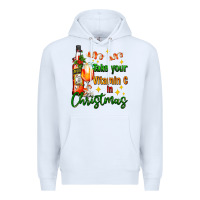 White take your vitamin c in christmas Premium Hoodie - AdoDesignShop