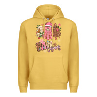 Antique Gold pantasmas christmas mexican conchas ghosts Premium Hoodie - MaliasSmallBusiness