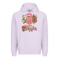 Lilac pantasmas christmas mexican conchas ghosts Premium Hoodie - MaliasSmallBusiness