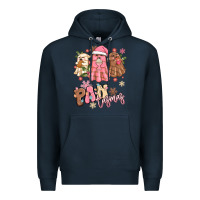Navy pantasmas christmas mexican conchas ghosts Premium Hoodie - MaliasSmallBusiness