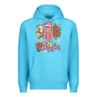 Ocean Blue pantasmas christmas mexican conchas ghosts Premium Hoodie - MaliasSmallBusiness