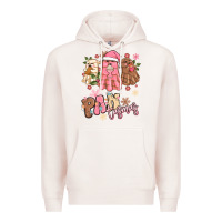 Pale Pink pantasmas christmas mexican conchas ghosts Premium Hoodie - MaliasSmallBusiness