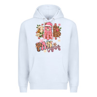 White pantasmas christmas mexican conchas ghosts Premium Hoodie - MaliasSmallBusiness