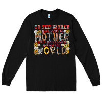 Black mother world Long Sleeve Tee - RacoonDesign