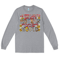 Heather Grey mother world Long Sleeve Tee - RacoonDesign