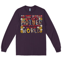 Plum mother world Long Sleeve Tee - RacoonDesign