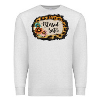 Oatmeal Heather Blessed Sister Premium Sweatshirt - Jasminsmagicworld