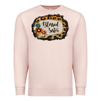 Pale Pink Blessed Sister Premium Sweatshirt - Jasminsmagicworld