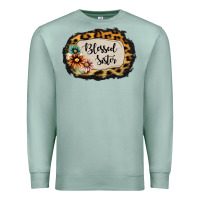 Seafoam Blessed Sister Premium Sweatshirt - Jasminsmagicworld