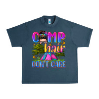 Midnight Navy camp hair don't care Urban Heavy Tee - Zillion Design Studio
