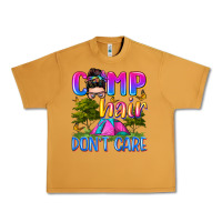 Peanut Butter camp hair don't care Urban Heavy Tee - Zillion Design Studio