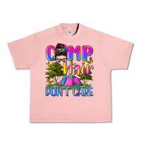 Salmon camp hair don't care Urban Heavy Tee - Zillion Design Studio