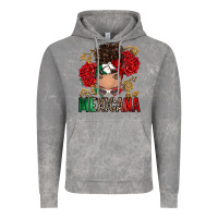 Cloud Rock Mexicana Latina messy bun Vintage Hoodie - RanaPortraitStore
