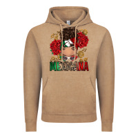 Vintage Coffee Mexicana Latina messy bun Vintage Hoodie - RanaPortraitStore