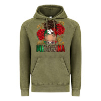 Vintage Olive Mexicana Latina messy bun Vintage Hoodie - RanaPortraitStore