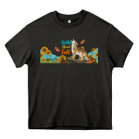 Asphalt Wild About Fall Coyote Heavy Core Tee - LillyAllenDesigns