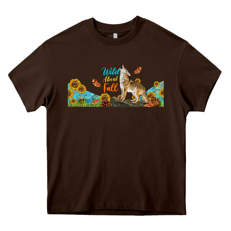 Wild About Fall Coyote Heavy Core Tee by LillyAllenDesigns | Teevron