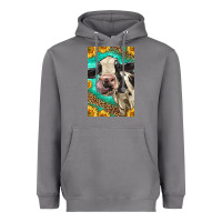 Storm Western Holstein Cow Heavyweight Hoodie - LillyAllenDesigns