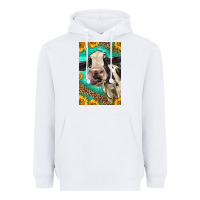 White Western Holstein Cow Heavyweight Hoodie - LillyAllenDesigns