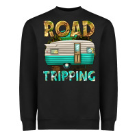 Black road tripping Heavyweight Sweatshirt - texasbilliewilder