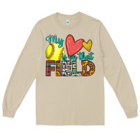 Mushroom my heart is on that field softball Long Sleeve Tee - HRA Design Shop