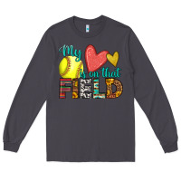 Smoke my heart is on that field softball Long Sleeve Tee - HRA Design Shop