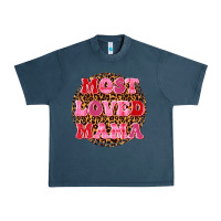 Midnight Navy most loved mama Urban Heavy Tee - texasbilliewilder
