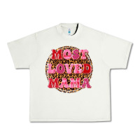 Pistachio most loved mama Urban Heavy Tee - texasbilliewilder