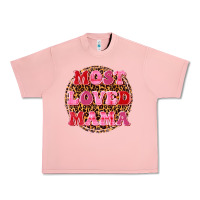 Salmon most loved mama Urban Heavy Tee - texasbilliewilder