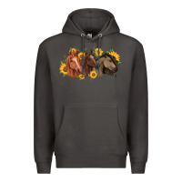 Smoke western horses Premium Hoodie - MaliasSmallBusiness