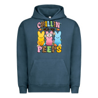 Pigment Midnight Navy chillin' with my peeps nurse Urban Hoodie - Artiststas