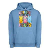 Pigment Pebble Blue chillin' with my peeps nurse Urban Hoodie - Artiststas