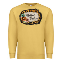 Antique Gold Blessed Teacher Premium Sweatshirt - Jasminsmagicworld