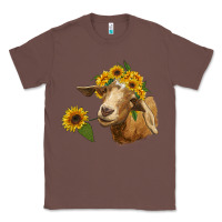 Chestnut goat with sunflower Classic Tee - RanaPortraitStore