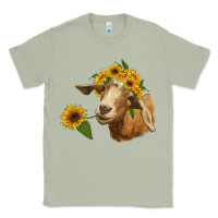 Matcha goat with sunflower Classic Tee - RanaPortraitStore