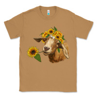 Toasted Coconut goat with sunflower Classic Tee - RanaPortraitStore