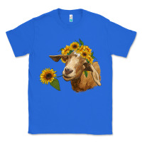 True Royal goat with sunflower Classic Tee - RanaPortraitStore