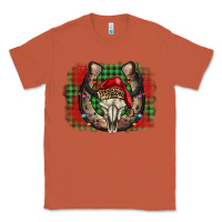 Copper christmas horseshoe bull skull Classic Tee - BarkalooDesign